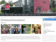 Tablet Screenshot of gillnethercottcentre.org.uk